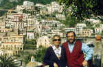 noi con positano alle spalle